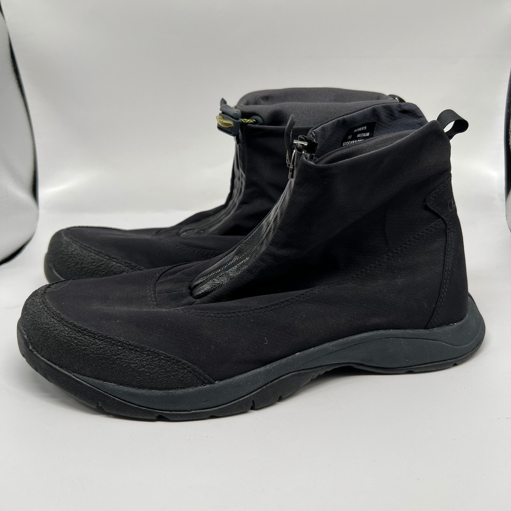 LL Bean Womens Tek 2.5 Waterproof Ankle Boots Shoes Black Zip 0DDT4 10 Hiking